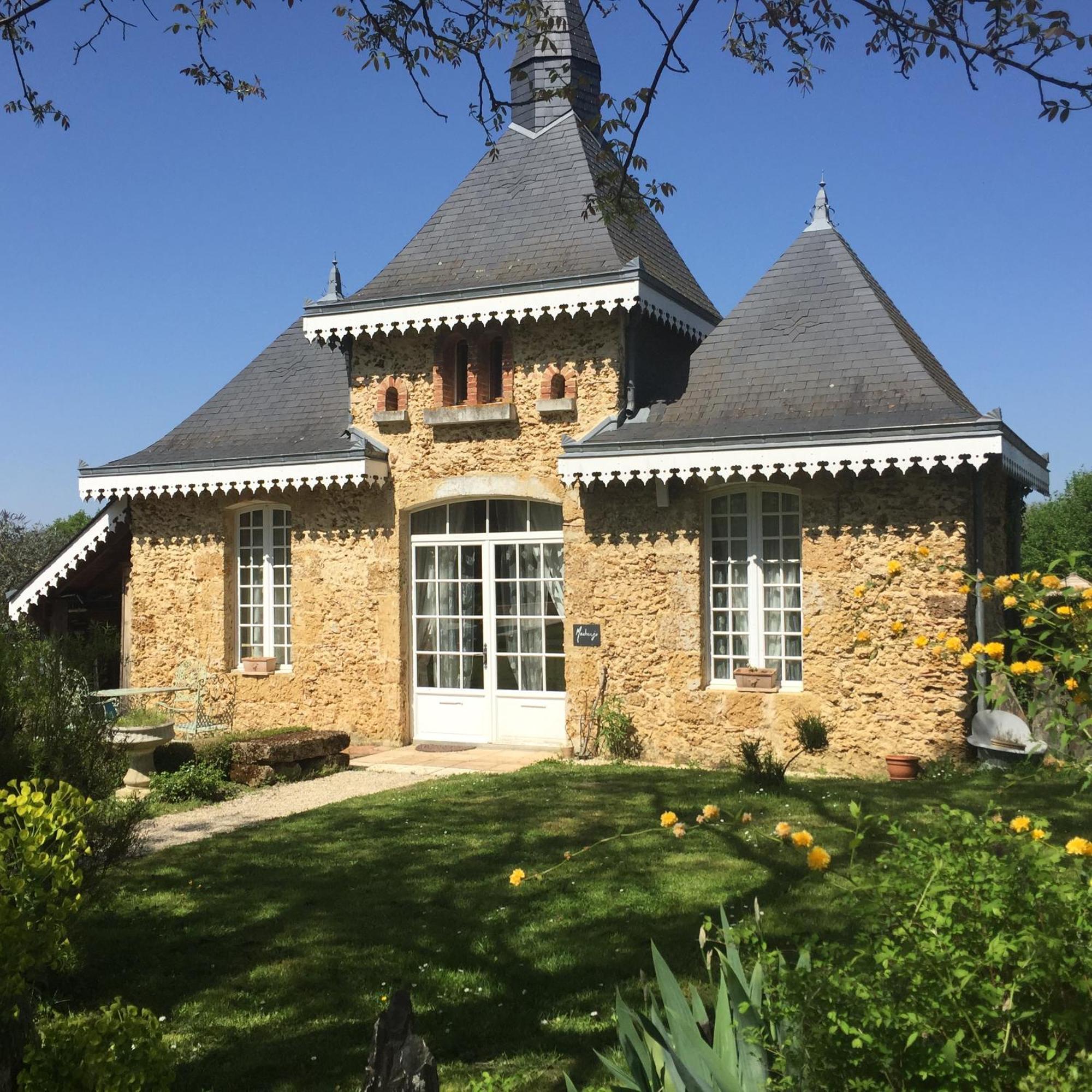 Maison D'Hotes Lassaubatju Hontanx Bagian luar foto
