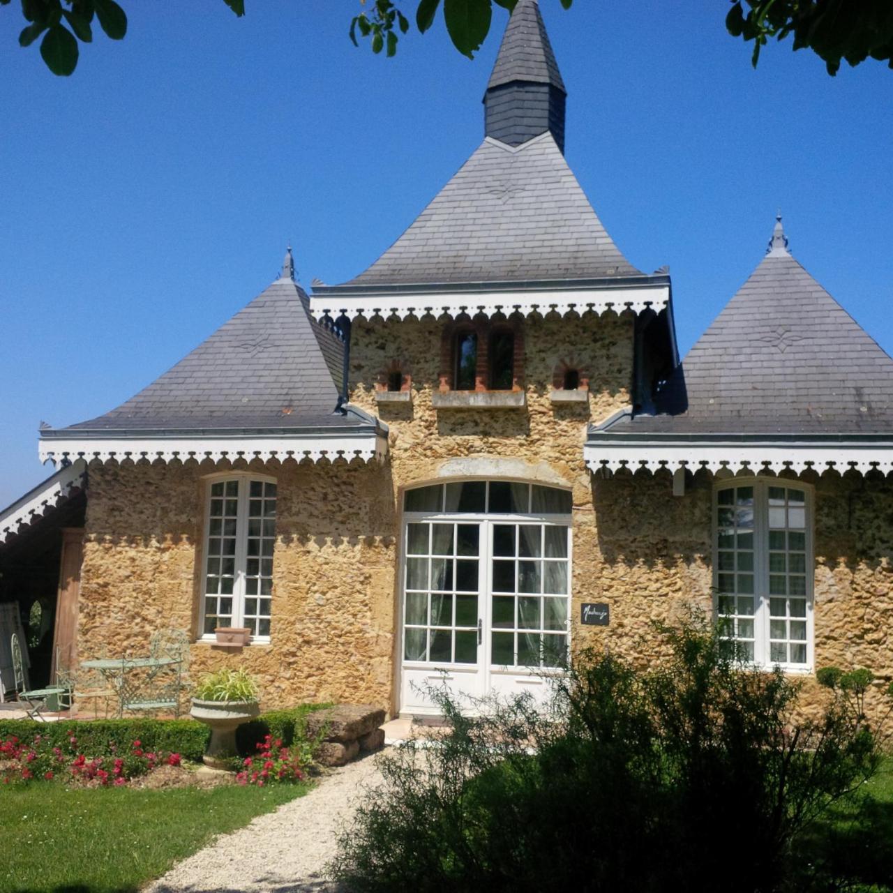 Maison D'Hotes Lassaubatju Hontanx Bagian luar foto