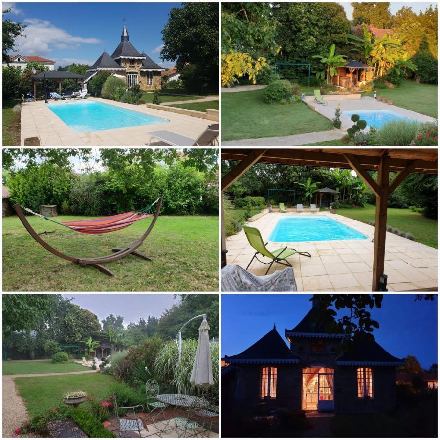 Maison D'Hotes Lassaubatju Hontanx Bagian luar foto
